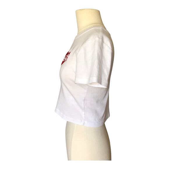 Coca Cola Diet Coke Shirt Crew Neck Short Sleeve White Cotton Women's Size Small - Picture 6 of 9